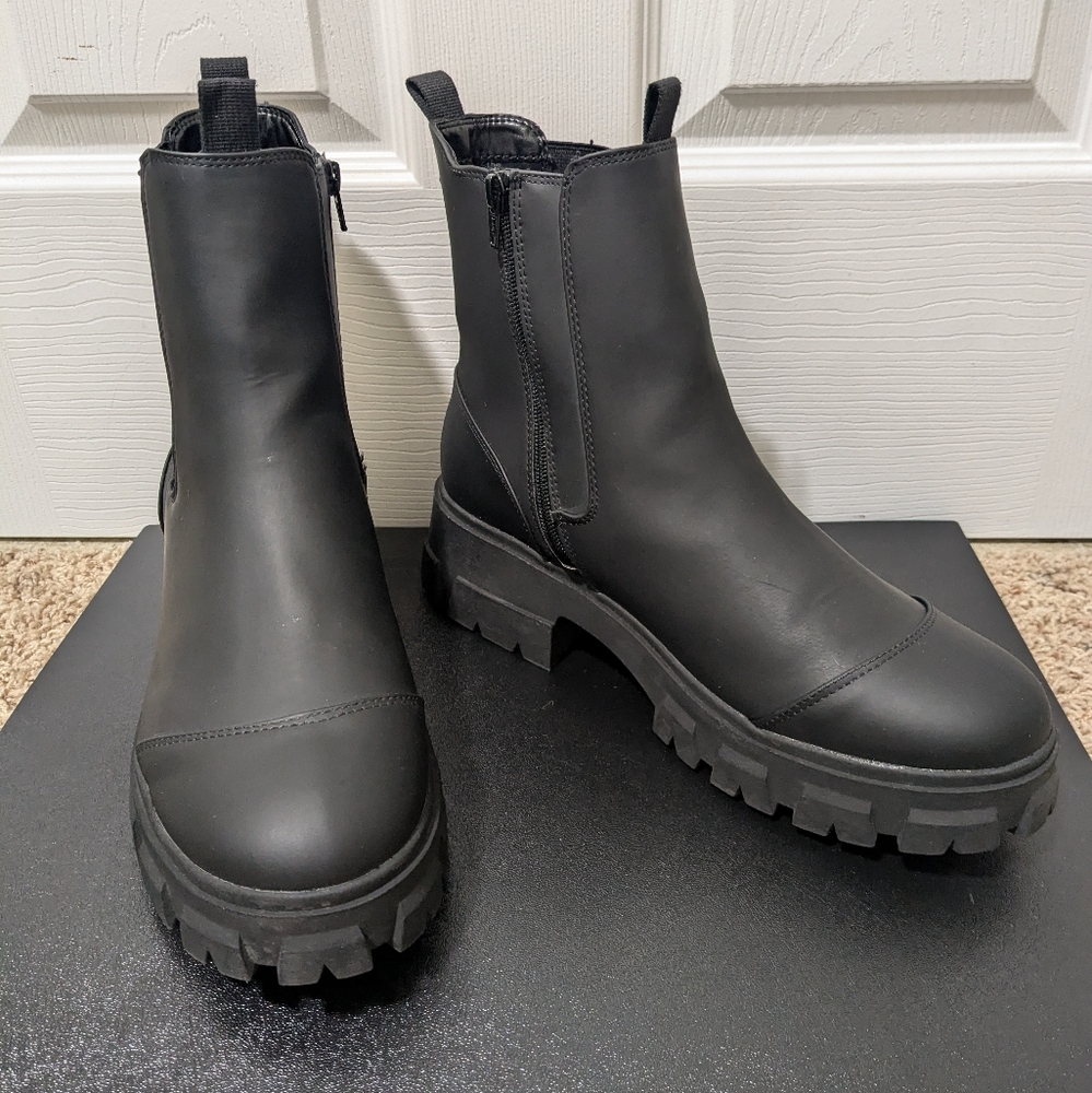 A New Day, Combat Chelsea Boot, Women's Size 12, Black